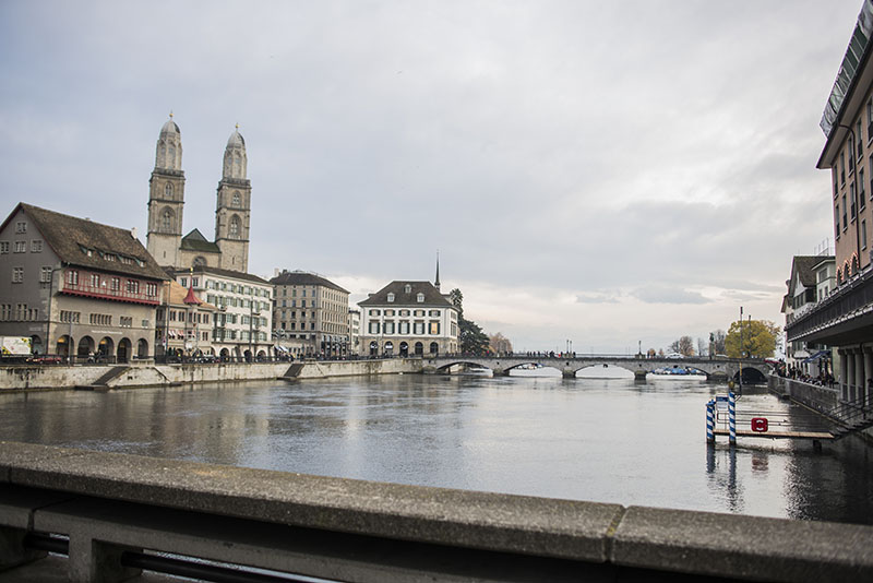 A river in Zurich Switzerland