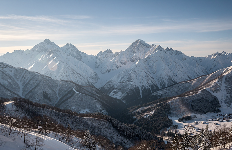 Mountain in Hakuba Japan